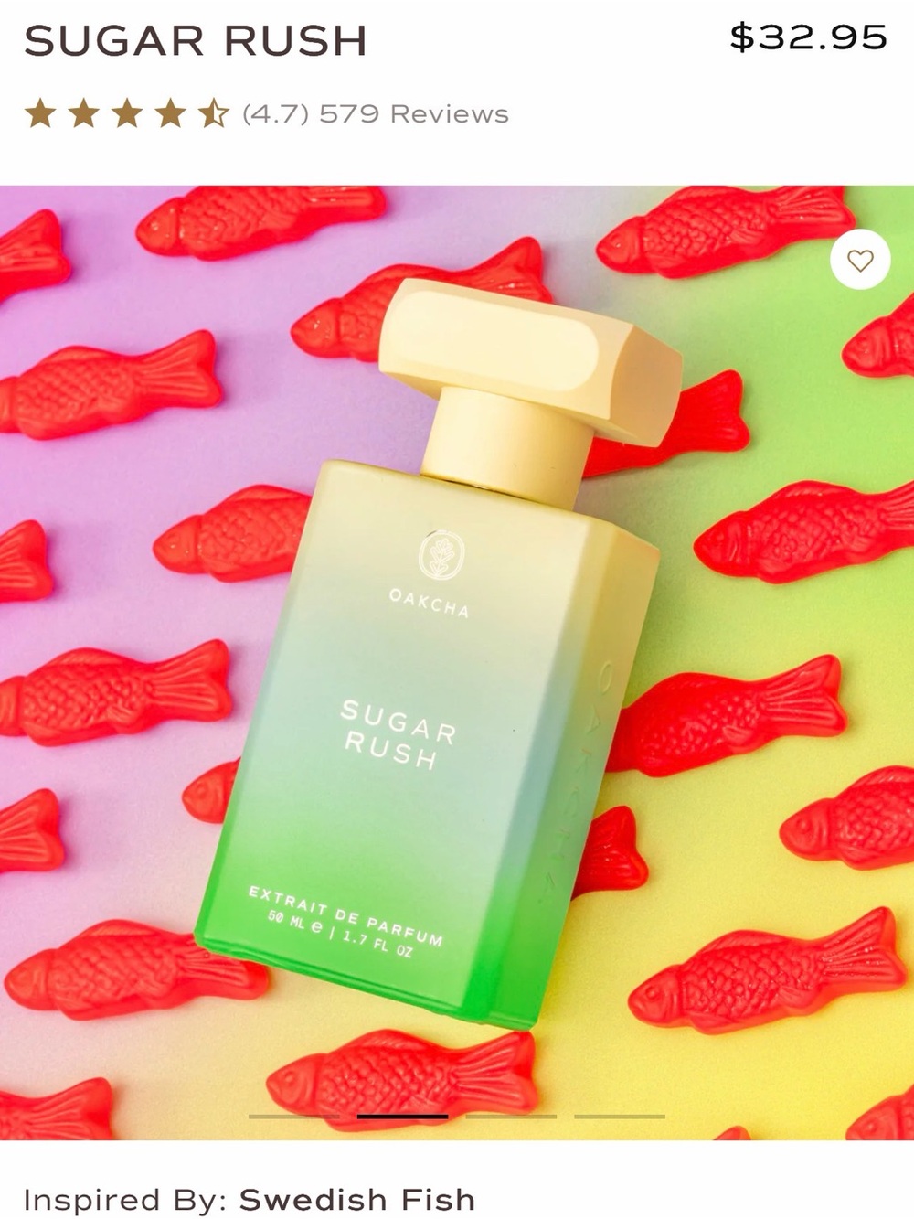 NEW Oakcha Sugar Rush Women’s Extrait De
Parfum
